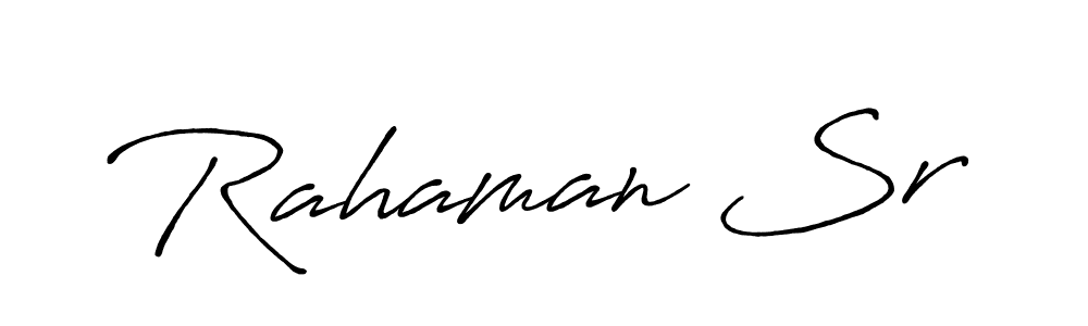 Once you've used our free online signature maker to create your best signature Antro_Vectra_Bolder style, it's time to enjoy all of the benefits that Rahaman Sr name signing documents. Rahaman Sr signature style 7 images and pictures png