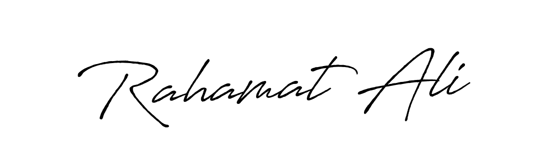 It looks lik you need a new signature style for name Rahamat Ali. Design unique handwritten (Antro_Vectra_Bolder) signature with our free signature maker in just a few clicks. Rahamat Ali signature style 7 images and pictures png