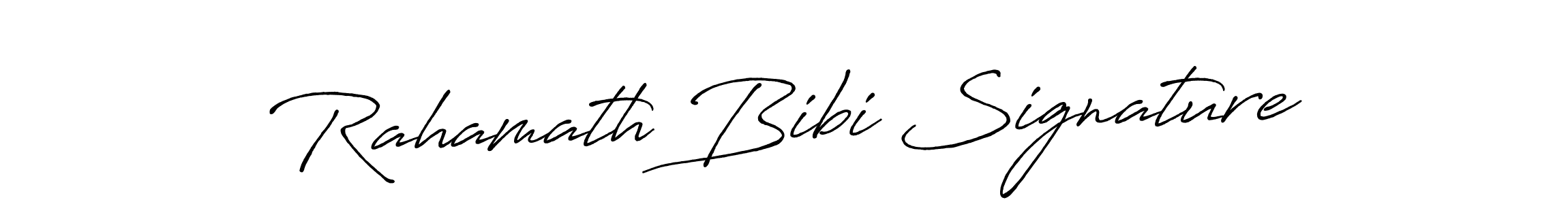 Also we have Rahamath Bibi Signature name is the best signature style. Create professional handwritten signature collection using Antro_Vectra_Bolder autograph style. Rahamath Bibi Signature signature style 7 images and pictures png