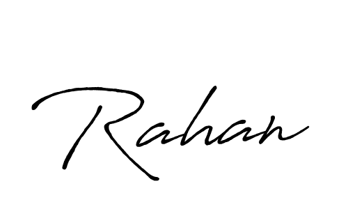 Make a beautiful signature design for name Rahan. Use this online signature maker to create a handwritten signature for free. Rahan signature style 7 images and pictures png