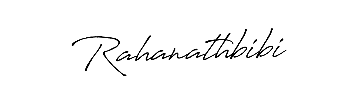 The best way (Antro_Vectra_Bolder) to make a short signature is to pick only two or three words in your name. The name Rahanathbibi include a total of six letters. For converting this name. Rahanathbibi signature style 7 images and pictures png
