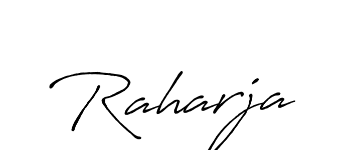 The best way (Antro_Vectra_Bolder) to make a short signature is to pick only two or three words in your name. The name Raharja include a total of six letters. For converting this name. Raharja signature style 7 images and pictures png