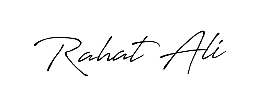 Make a beautiful signature design for name Rahat Ali. Use this online signature maker to create a handwritten signature for free. Rahat Ali signature style 7 images and pictures png