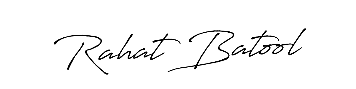 The best way (Antro_Vectra_Bolder) to make a short signature is to pick only two or three words in your name. The name Rahat Batool include a total of six letters. For converting this name. Rahat Batool signature style 7 images and pictures png