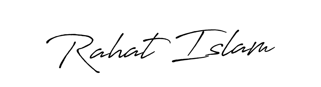 Antro_Vectra_Bolder is a professional signature style that is perfect for those who want to add a touch of class to their signature. It is also a great choice for those who want to make their signature more unique. Get Rahat Islam name to fancy signature for free. Rahat Islam signature style 7 images and pictures png