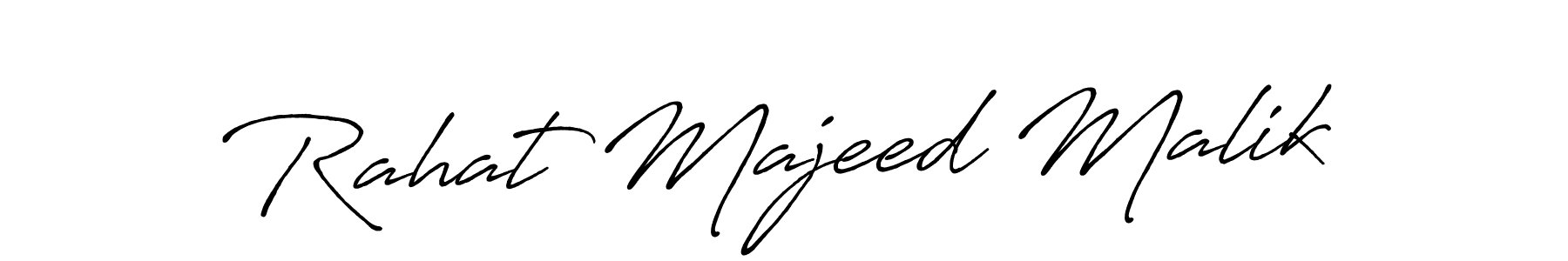 The best way (Antro_Vectra_Bolder) to make a short signature is to pick only two or three words in your name. The name Rahat Majeed Malik include a total of six letters. For converting this name. Rahat Majeed Malik signature style 7 images and pictures png