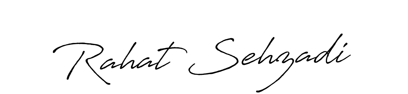 It looks lik you need a new signature style for name Rahat Sehzadi. Design unique handwritten (Antro_Vectra_Bolder) signature with our free signature maker in just a few clicks. Rahat Sehzadi signature style 7 images and pictures png