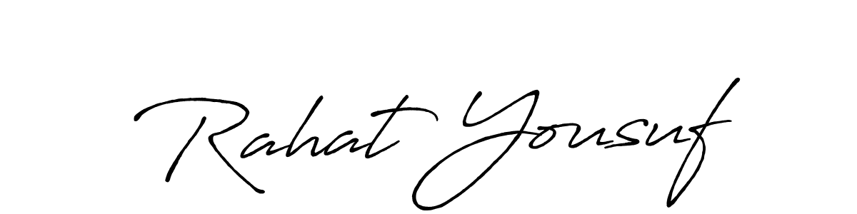 Here are the top 10 professional signature styles for the name Rahat Yousuf. These are the best autograph styles you can use for your name. Rahat Yousuf signature style 7 images and pictures png