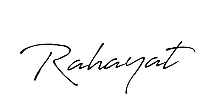 Also we have Rahayat name is the best signature style. Create professional handwritten signature collection using Antro_Vectra_Bolder autograph style. Rahayat signature style 7 images and pictures png