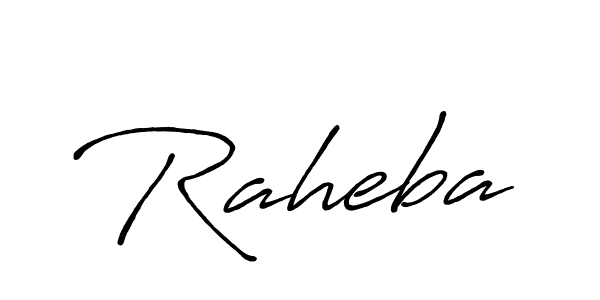 Also we have Raheba name is the best signature style. Create professional handwritten signature collection using Antro_Vectra_Bolder autograph style. Raheba signature style 7 images and pictures png