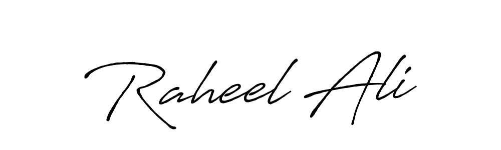 This is the best signature style for the Raheel Ali name. Also you like these signature font (Antro_Vectra_Bolder). Mix name signature. Raheel Ali signature style 7 images and pictures png