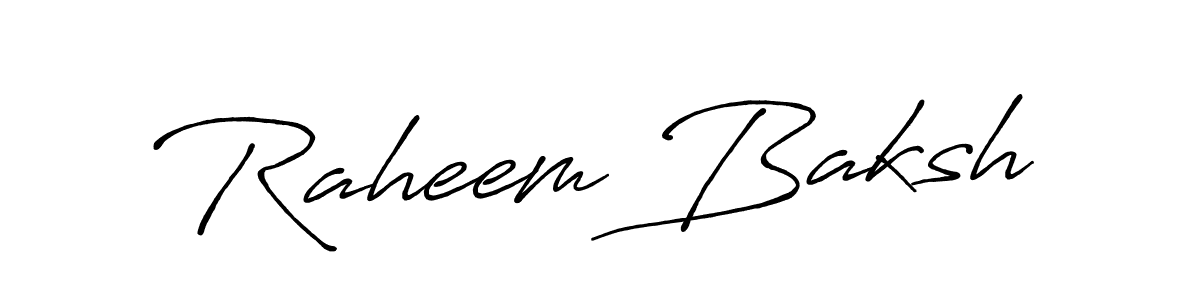 You should practise on your own different ways (Antro_Vectra_Bolder) to write your name (Raheem Baksh) in signature. don't let someone else do it for you. Raheem Baksh signature style 7 images and pictures png