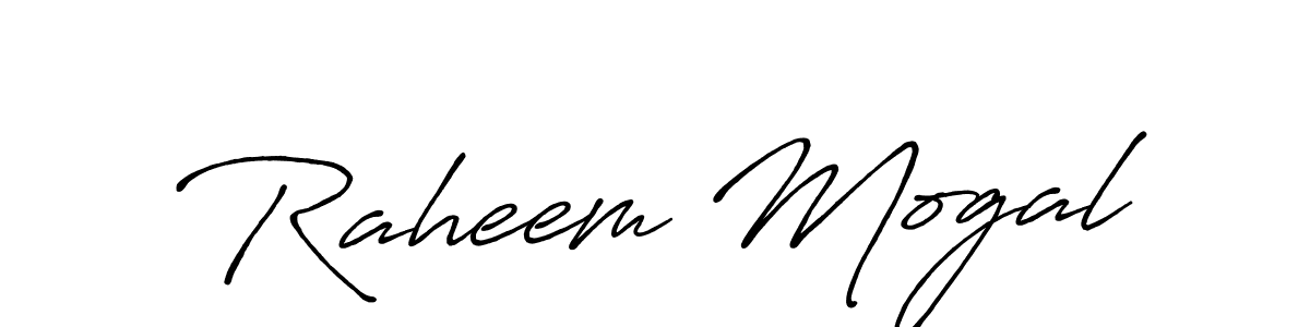 Similarly Antro_Vectra_Bolder is the best handwritten signature design. Signature creator online .You can use it as an online autograph creator for name Raheem Mogal. Raheem Mogal signature style 7 images and pictures png