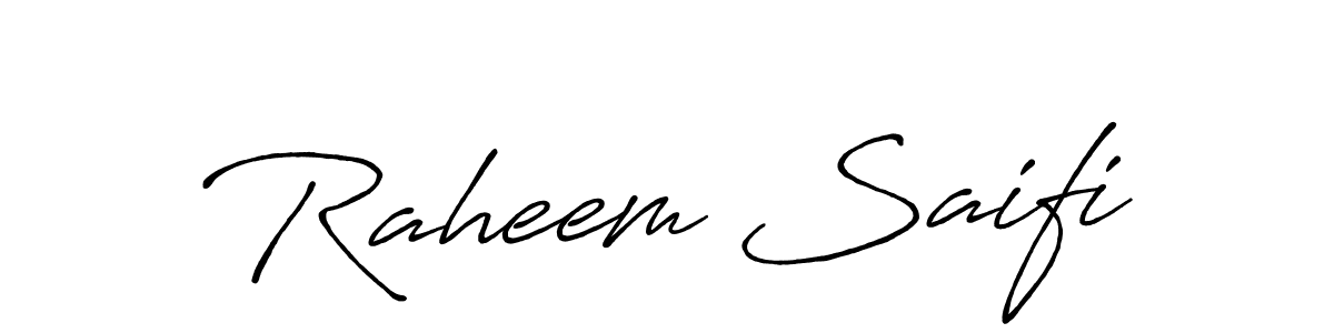 Once you've used our free online signature maker to create your best signature Antro_Vectra_Bolder style, it's time to enjoy all of the benefits that Raheem Saifi name signing documents. Raheem Saifi signature style 7 images and pictures png