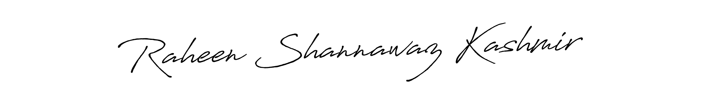 Create a beautiful signature design for name Raheen Shannawaz Kashmir. With this signature (Antro_Vectra_Bolder) fonts, you can make a handwritten signature for free. Raheen Shannawaz Kashmir signature style 7 images and pictures png