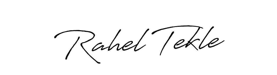 Make a beautiful signature design for name Rahel Tekle. Use this online signature maker to create a handwritten signature for free. Rahel Tekle signature style 7 images and pictures png