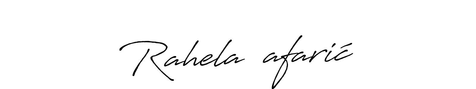 Use a signature maker to create a handwritten signature online. With this signature software, you can design (Antro_Vectra_Bolder) your own signature for name Rahela Šafarić. Rahela Šafarić signature style 7 images and pictures png