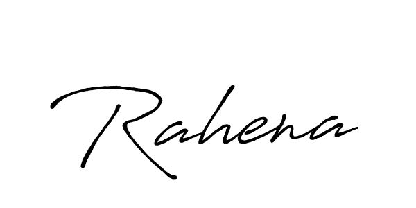 Make a beautiful signature design for name Rahena. With this signature (Antro_Vectra_Bolder) style, you can create a handwritten signature for free. Rahena signature style 7 images and pictures png