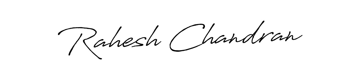 How to Draw Rahesh Chandran signature style? Antro_Vectra_Bolder is a latest design signature styles for name Rahesh Chandran. Rahesh Chandran signature style 7 images and pictures png