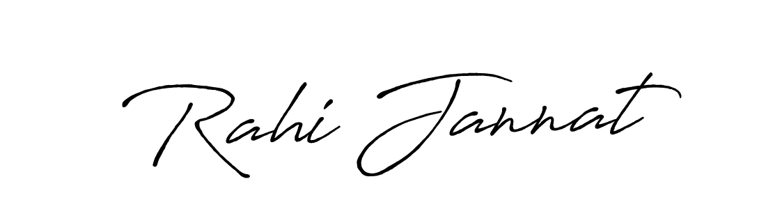 if you are searching for the best signature style for your name Rahi Jannat. so please give up your signature search. here we have designed multiple signature styles  using Antro_Vectra_Bolder. Rahi Jannat signature style 7 images and pictures png