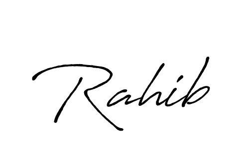 Make a beautiful signature design for name Rahib. Use this online signature maker to create a handwritten signature for free. Rahib signature style 7 images and pictures png