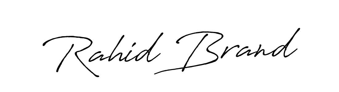 Design your own signature with our free online signature maker. With this signature software, you can create a handwritten (Antro_Vectra_Bolder) signature for name Rahid Brand. Rahid Brand signature style 7 images and pictures png