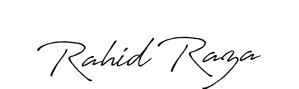 Make a short Rahid Raza signature style. Manage your documents anywhere anytime using Antro_Vectra_Bolder. Create and add eSignatures, submit forms, share and send files easily. Rahid Raza signature style 7 images and pictures png