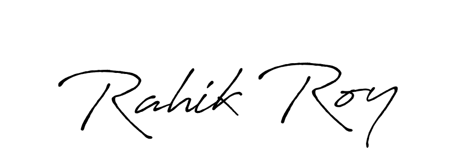 if you are searching for the best signature style for your name Rahik Roy. so please give up your signature search. here we have designed multiple signature styles  using Antro_Vectra_Bolder. Rahik Roy signature style 7 images and pictures png