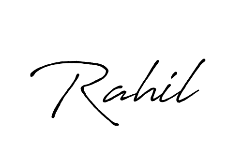 See photos of Rahil official signature by Spectra . Check more albums & portfolios. Read reviews & check more about Antro_Vectra_Bolder font. Rahil signature style 7 images and pictures png