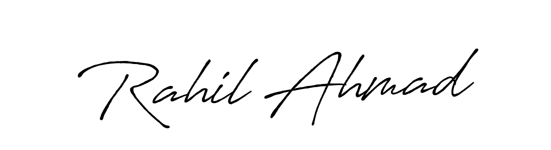 See photos of Rahil Ahmad official signature by Spectra . Check more albums & portfolios. Read reviews & check more about Antro_Vectra_Bolder font. Rahil Ahmad signature style 7 images and pictures png