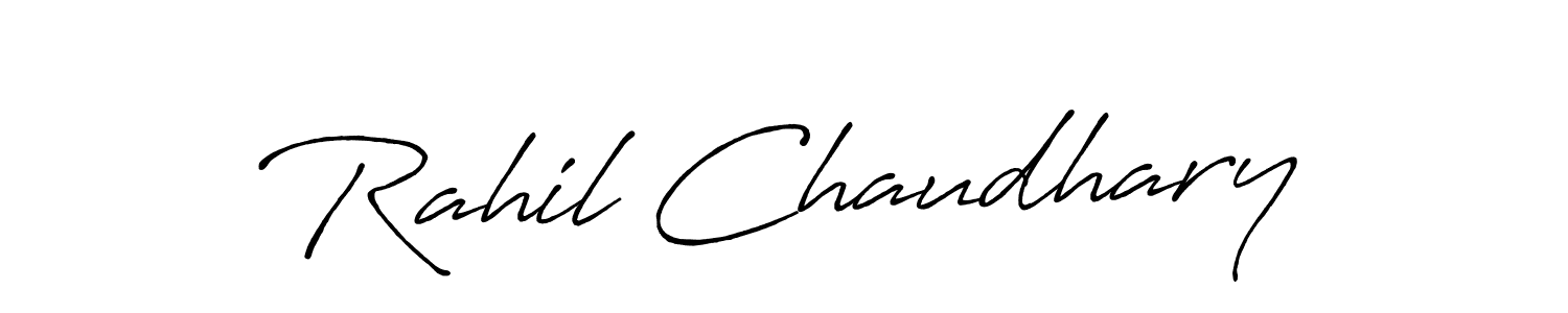 Make a beautiful signature design for name Rahil Chaudhary. Use this online signature maker to create a handwritten signature for free. Rahil Chaudhary signature style 7 images and pictures png
