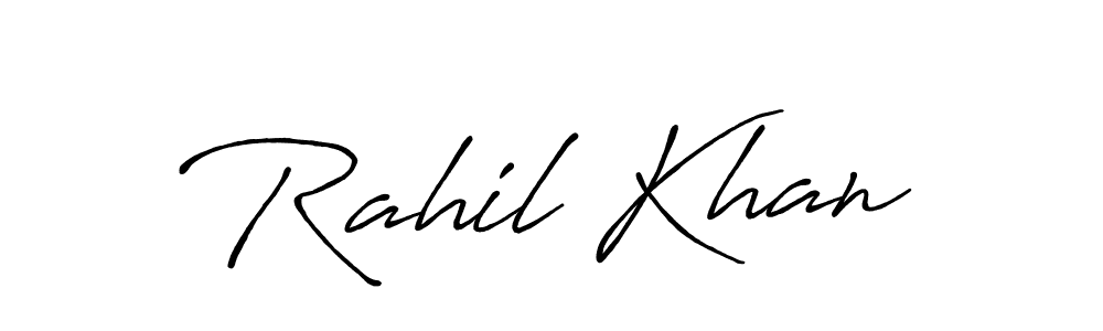 Once you've used our free online signature maker to create your best signature Antro_Vectra_Bolder style, it's time to enjoy all of the benefits that Rahil Khan name signing documents. Rahil Khan signature style 7 images and pictures png