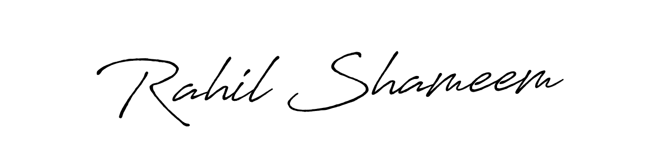 Check out images of Autograph of Rahil Shameem name. Actor Rahil Shameem Signature Style. Antro_Vectra_Bolder is a professional sign style online. Rahil Shameem signature style 7 images and pictures png