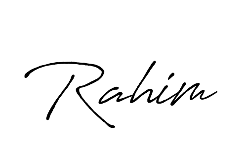 Also we have Rahim name is the best signature style. Create professional handwritten signature collection using Antro_Vectra_Bolder autograph style. Rahim signature style 7 images and pictures png
