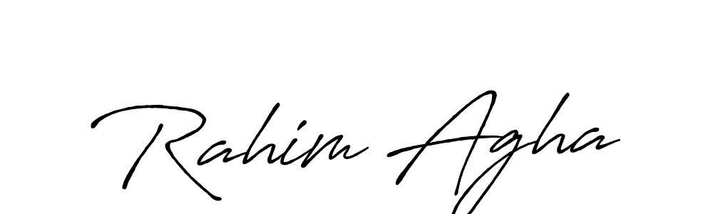 How to make Rahim Agha signature? Antro_Vectra_Bolder is a professional autograph style. Create handwritten signature for Rahim Agha name. Rahim Agha signature style 7 images and pictures png