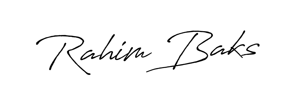 Make a beautiful signature design for name Rahim Baks. Use this online signature maker to create a handwritten signature for free. Rahim Baks signature style 7 images and pictures png