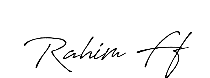 Similarly Antro_Vectra_Bolder is the best handwritten signature design. Signature creator online .You can use it as an online autograph creator for name Rahim Ff. Rahim Ff signature style 7 images and pictures png