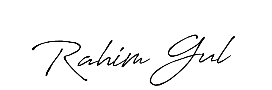 if you are searching for the best signature style for your name Rahim Gul. so please give up your signature search. here we have designed multiple signature styles  using Antro_Vectra_Bolder. Rahim Gul signature style 7 images and pictures png