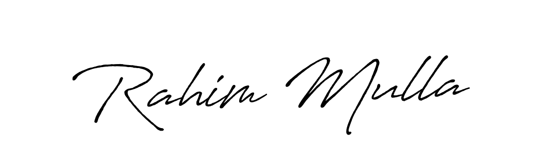 It looks lik you need a new signature style for name Rahim Mulla. Design unique handwritten (Antro_Vectra_Bolder) signature with our free signature maker in just a few clicks. Rahim Mulla signature style 7 images and pictures png