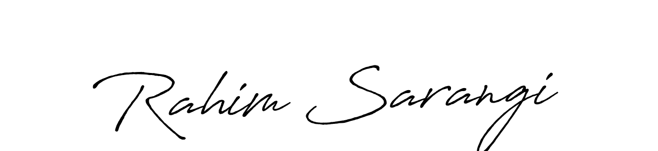 You should practise on your own different ways (Antro_Vectra_Bolder) to write your name (Rahim Sarangi) in signature. don't let someone else do it for you. Rahim Sarangi signature style 7 images and pictures png