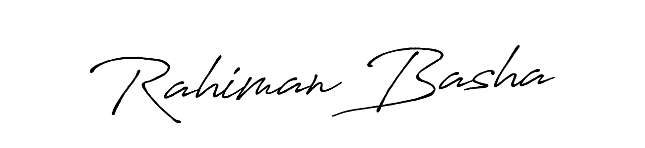 It looks lik you need a new signature style for name Rahiman Basha. Design unique handwritten (Antro_Vectra_Bolder) signature with our free signature maker in just a few clicks. Rahiman Basha signature style 7 images and pictures png
