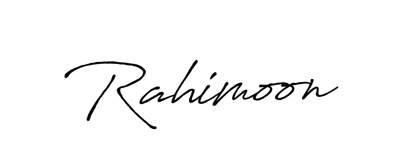 Here are the top 10 professional signature styles for the name Rahimoon. These are the best autograph styles you can use for your name. Rahimoon signature style 7 images and pictures png