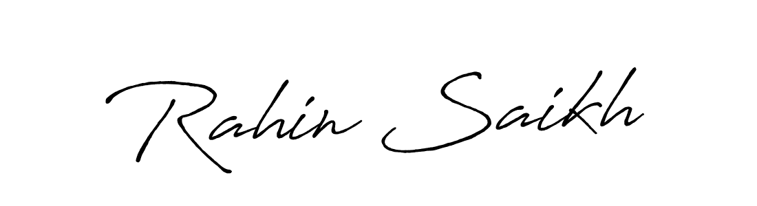 Also we have Rahin Saikh name is the best signature style. Create professional handwritten signature collection using Antro_Vectra_Bolder autograph style. Rahin Saikh signature style 7 images and pictures png