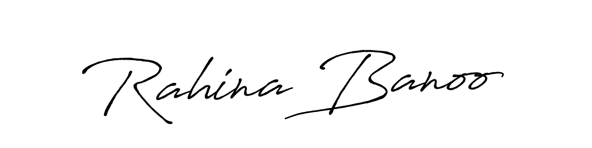 if you are searching for the best signature style for your name Rahina Banoo. so please give up your signature search. here we have designed multiple signature styles  using Antro_Vectra_Bolder. Rahina Banoo signature style 7 images and pictures png