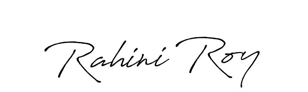 Also You can easily find your signature by using the search form. We will create Rahini Roy name handwritten signature images for you free of cost using Antro_Vectra_Bolder sign style. Rahini Roy signature style 7 images and pictures png