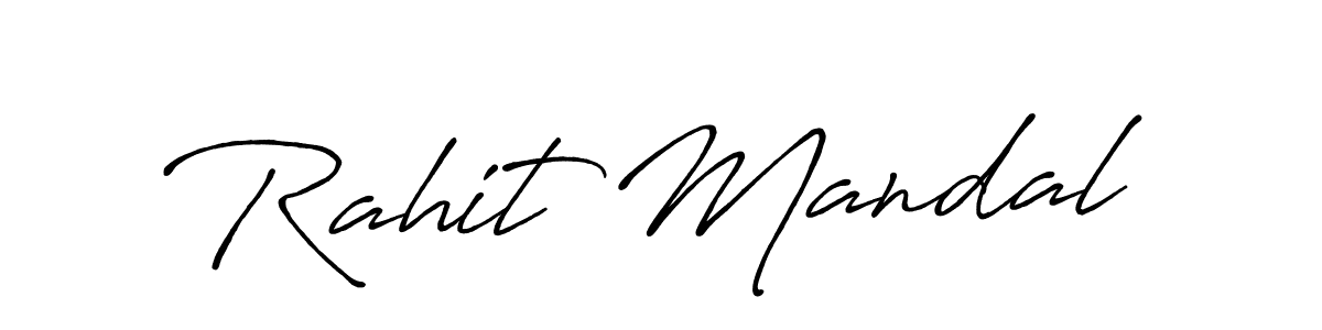 It looks lik you need a new signature style for name Rahit Mandal. Design unique handwritten (Antro_Vectra_Bolder) signature with our free signature maker in just a few clicks. Rahit Mandal signature style 7 images and pictures png