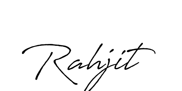 Design your own signature with our free online signature maker. With this signature software, you can create a handwritten (Antro_Vectra_Bolder) signature for name Rahjit. Rahjit signature style 7 images and pictures png