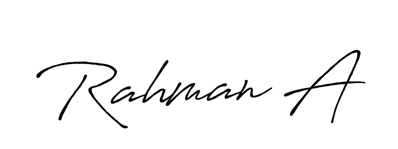 Once you've used our free online signature maker to create your best signature Antro_Vectra_Bolder style, it's time to enjoy all of the benefits that Rahman A name signing documents. Rahman A signature style 7 images and pictures png