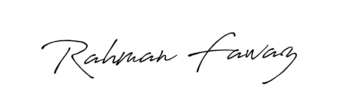 This is the best signature style for the Rahman Fawaz name. Also you like these signature font (Antro_Vectra_Bolder). Mix name signature. Rahman Fawaz signature style 7 images and pictures png