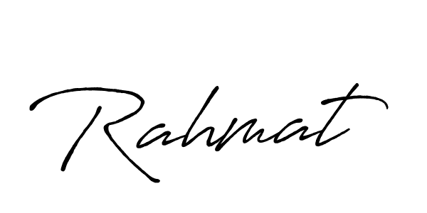 Rahmat stylish signature style. Best Handwritten Sign (Antro_Vectra_Bolder) for my name. Handwritten Signature Collection Ideas for my name Rahmat. Rahmat signature style 7 images and pictures png